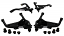 1958-64 Chevy Impala Tubular Upper and Lower Control Arm Set 