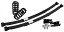 1973-87 Chevy / GMC C10 Suburban / Blazer / Jimmy Complete Lowering Kit w/ Reg. Duty (52") Leaf Springs Kit