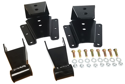 1973-91 Chevy and GMC C30 Truck Hanger and Shackle Kit, 3" - 4" Drop