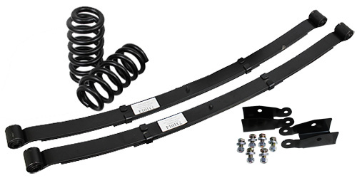 1973-87 Chevy / GMC C10 Suburban / Blazer / Jimmy Complete Lowering Kit w/ Reg. Duty (52") Leaf Springs Kit