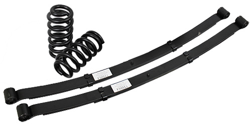 1973-87 Chevy C10 Lowering Kit - 2.5" Front Coil - 4" Rear Leaf Spring, 52" Leaf