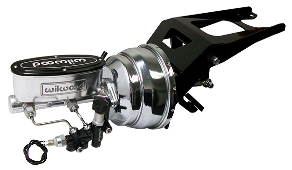 1953-56 Ford F100 Truck Wilwood Power Brake Booster Kit - Chrome - Firewall Mount