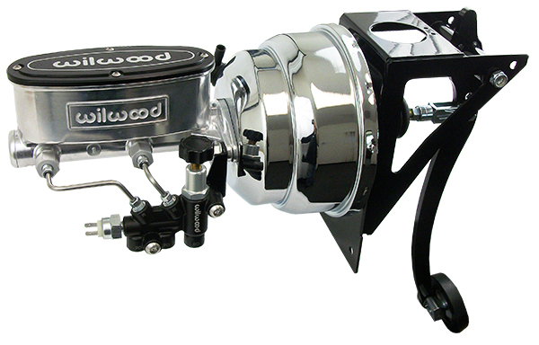1948-52 Ford F100 Truck Wilwood Power Brake Booster Kit - Chrome - Firewall Mount
