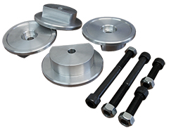 1960-72 Chevy C10, C20 Truck Billet Aluminum Coil Spring Retainer Kit