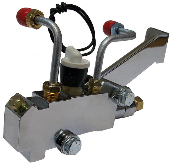 Proportioning Valve Kit, Side Mount for GM Master Cylinder, Chrome Proportioning Valve Kit, Side Mount for GM Master Cylinder, Chrome