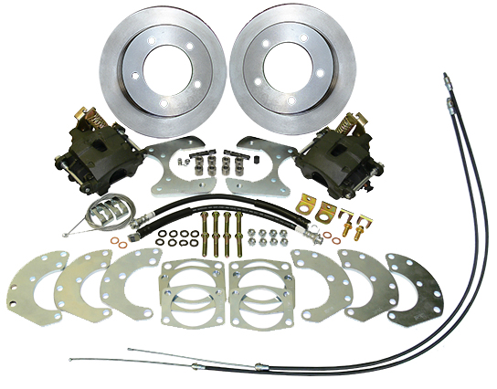 Ford Truck 9" Rear End Disc Brake Conversion Kit - 5 x 5.5 Bolt Pattern