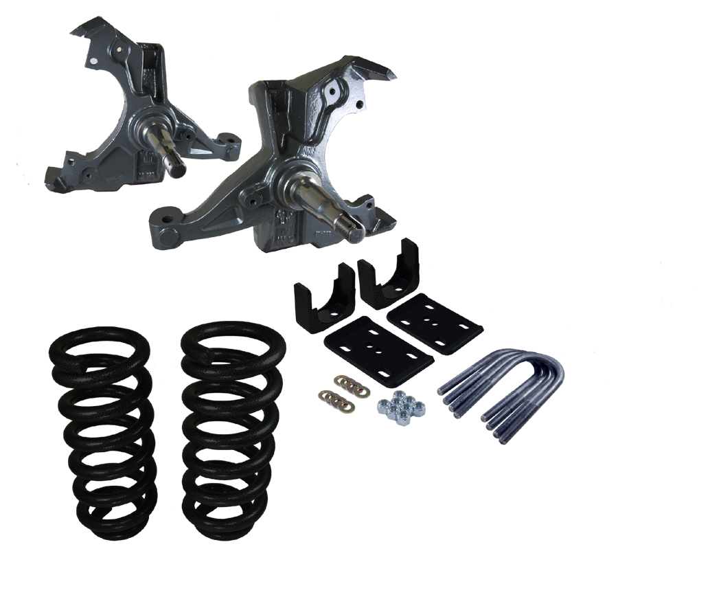 1995-1999 Chevy Tahoe/GMC Yukon 4DR/2WD Deluxe Lowering Kit - 4" Front/5.5" Rear 