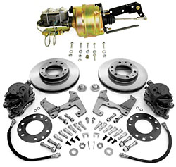 1947-55 Chevy Truck Front Power Disc Brake Conversion Kit, 6 x 5.5" Bolt Pattern