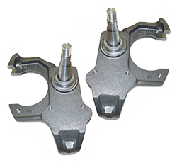 1955-57 Chevy Belair Nomad 150 210 Drop Spindle Set - 2" Drop
