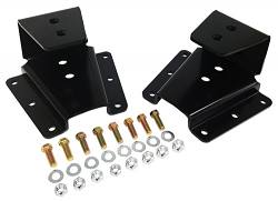 1973-91 Chevy and GMC C30 Truck Rear Leaf Spring Hanger Kit, 1" - 2" Drop