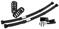 1973-87 Chevy / GMC C10 Suburban / Blazer / Jimmy Complete Lowering Kit w/ Reg. Duty (52") Leaf Springs Kit