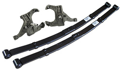 1971-72 Chevy C10 Deluxe Lowering Kit - 2" Front - 4" Rear - Spindle - Leaf Spring