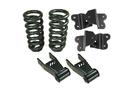 1988-98 Chevy and GMC C1500 Lowering Kit, 2" Front, 4" Rear, Economy Type