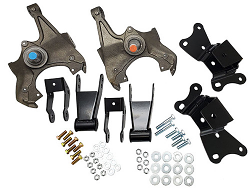 1992-2000 Chevy-GMC C3500 Deluxe Lowering Kit - 2" Front/4" Rear
