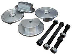 1960-72 Chevy C10, C20 Truck Billet Aluminum Coil Spring Retainer Kit