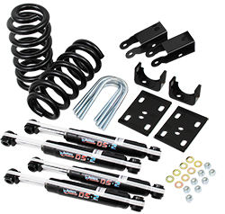 1973-87 Chevy C10 Complete Suspension Lowering Kit - Coil Spring / Flip Kit