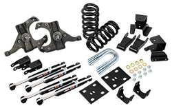 1973-87 Chevy C10 Complete Suspension Lowering Kit - Spindles / Flip Kit