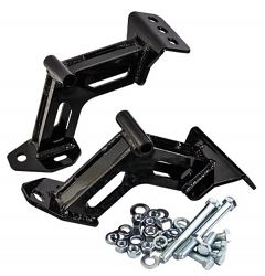 1963-67 Chevy C10, C20 Truck Tubular Engine Mount Brackets, V-8