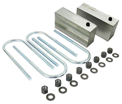 1949-54 Chevy Belair, Fleetline Lowering Block Kit for Late Model Rear End