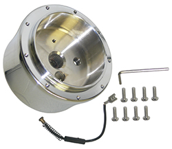 Billet Aluminum 9 Hole Steering Wheel Adapter - Chrome Plated