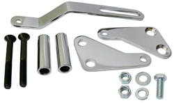 Power Steering Pump Bracket Kit Small Block Chevy, Chrome