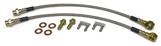 Disc Brake Conversion Brake Hose, Front, Stainless Steel