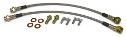 Disc Brake Hose Set, Rear, Stainless Steel
