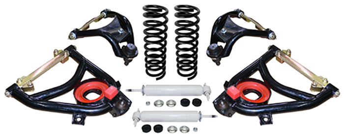 1955-1957 Chevy Belair Tubular Control Arm Suspension System, Stage 3