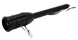 Universal Tilt Steering Column, Floor Shift, Black Powder Coated