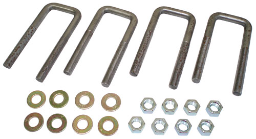 1947-55 Chevy Truck Leaf Spring Ubolt Set, Front 