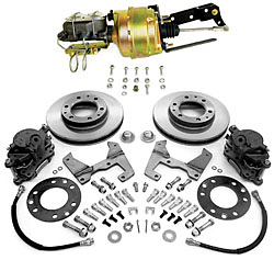 1947-55 Chevy Truck Front Power Disc Brake Conversion Kit, 6 x 5.5" Bolt Pattern
