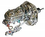 1957-64 Ford F100 Truck Power Brake Booster Kit - Chrome